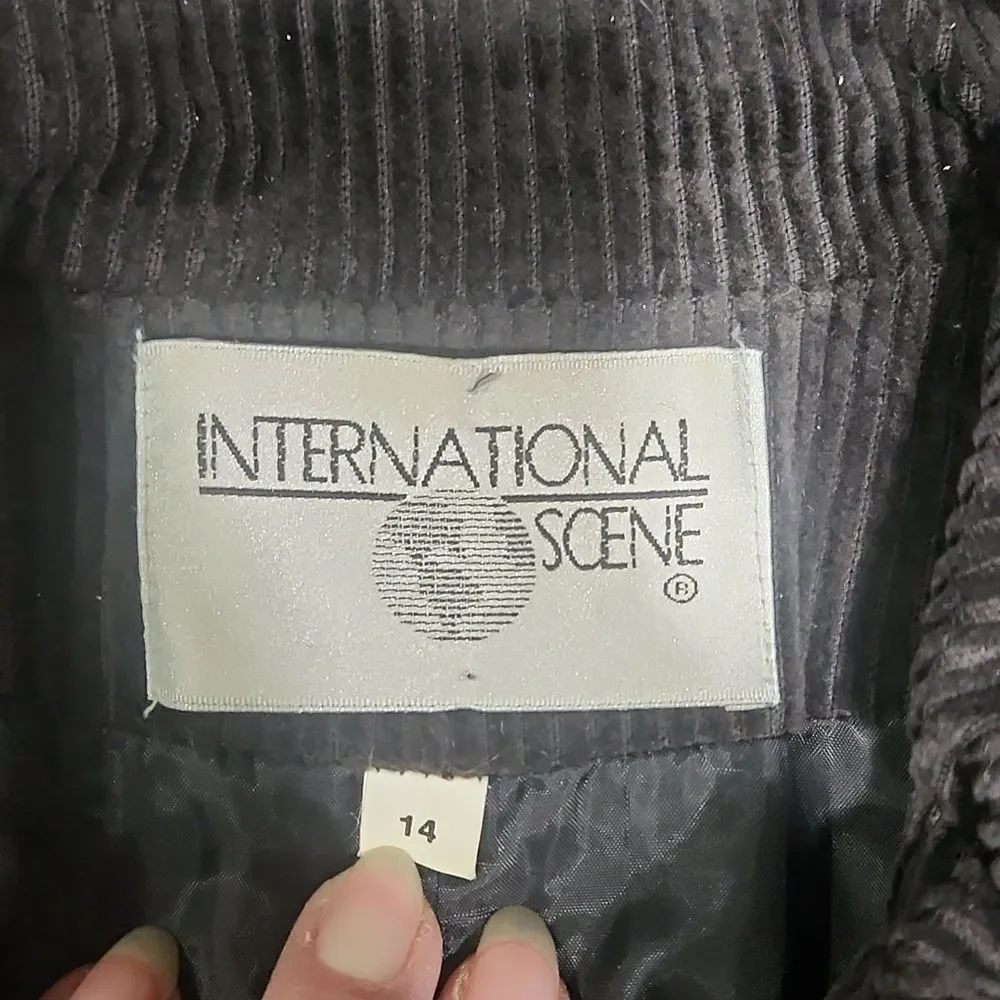 Vintage Corduroy International Scene Jacket